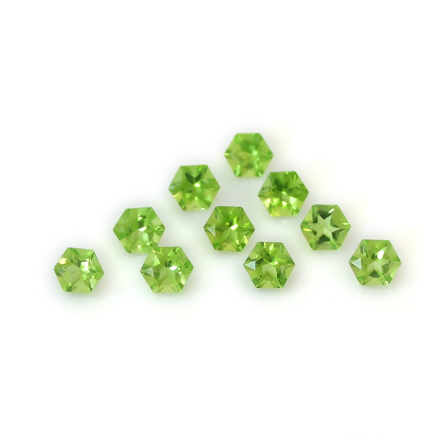 Natural Gemstone Trillion Shape Peridot Collection Wholesale - 이미지 6