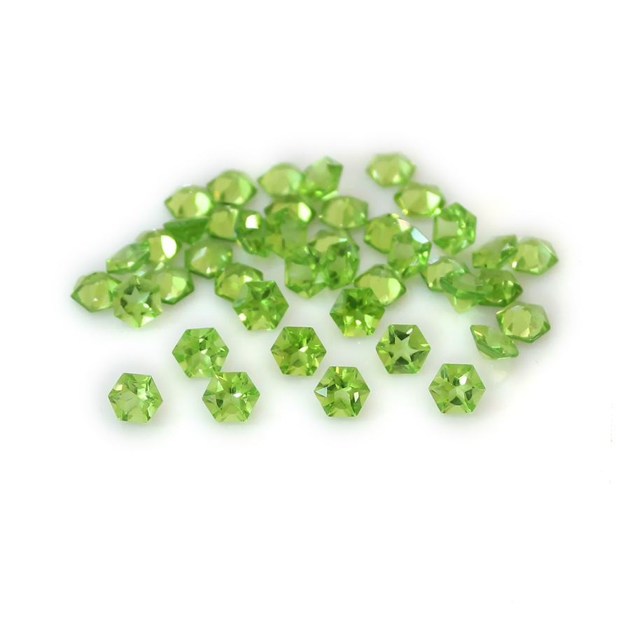 Natural Gemstone Trillion Shape Peridot Collection Wholesale - 이미지 7