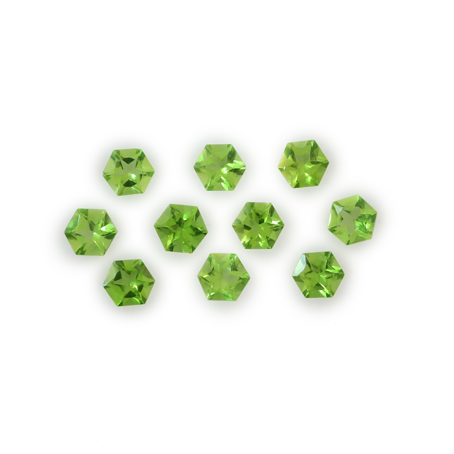 Natural Gemstone Trillion Shape Peridot Collection Wholesale - 이미지 4