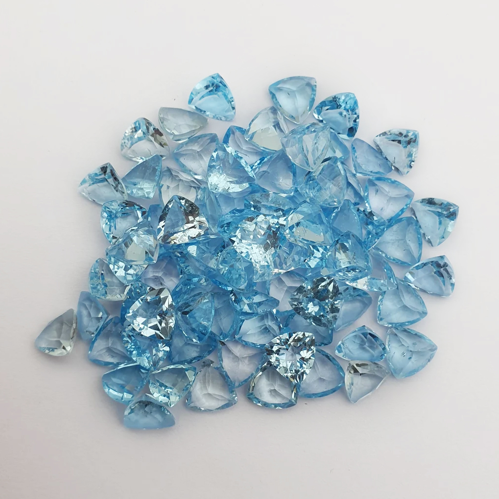 Sky Blue Topaz Gemstone for Jewelry making - 이미지 4