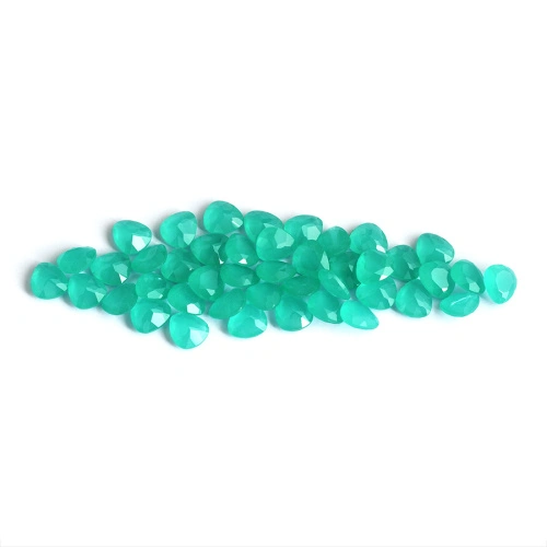 Light Blue Glass Special Shape Customization Cut