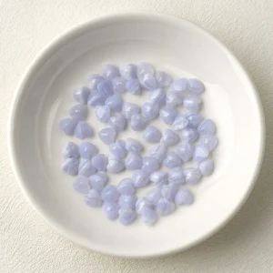 Blue Lace Agate High Quality Heart Shaped Cabochons