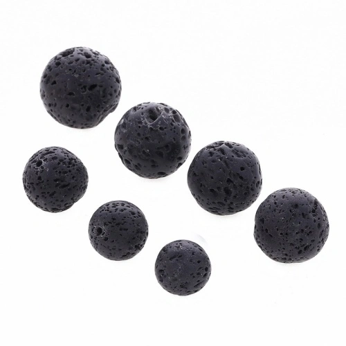 Wholesale Bulk Stone Lava Rock Round Loose Beads