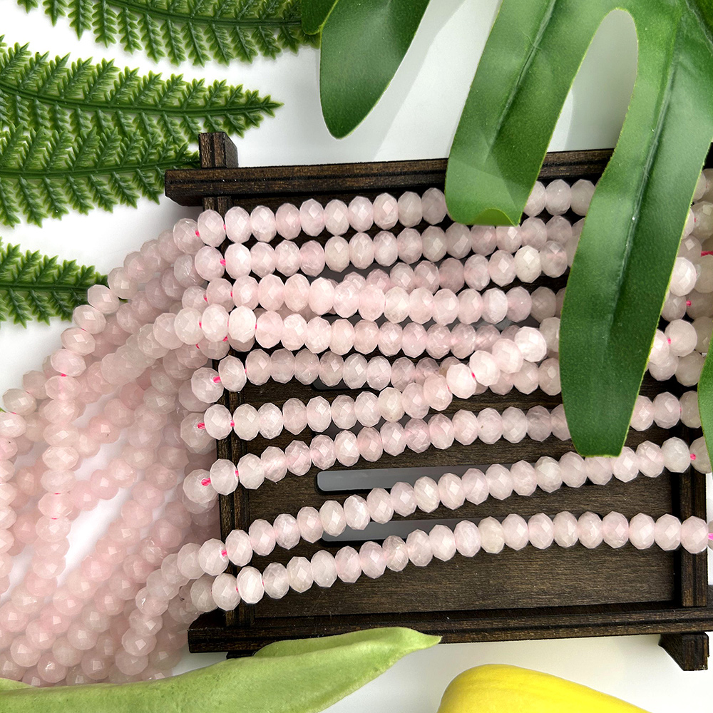 wholesale high quality rose quartz beads strands - 이미지 3