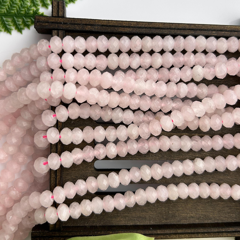 wholesale high quality rose quartz beads strands - 이미지 4