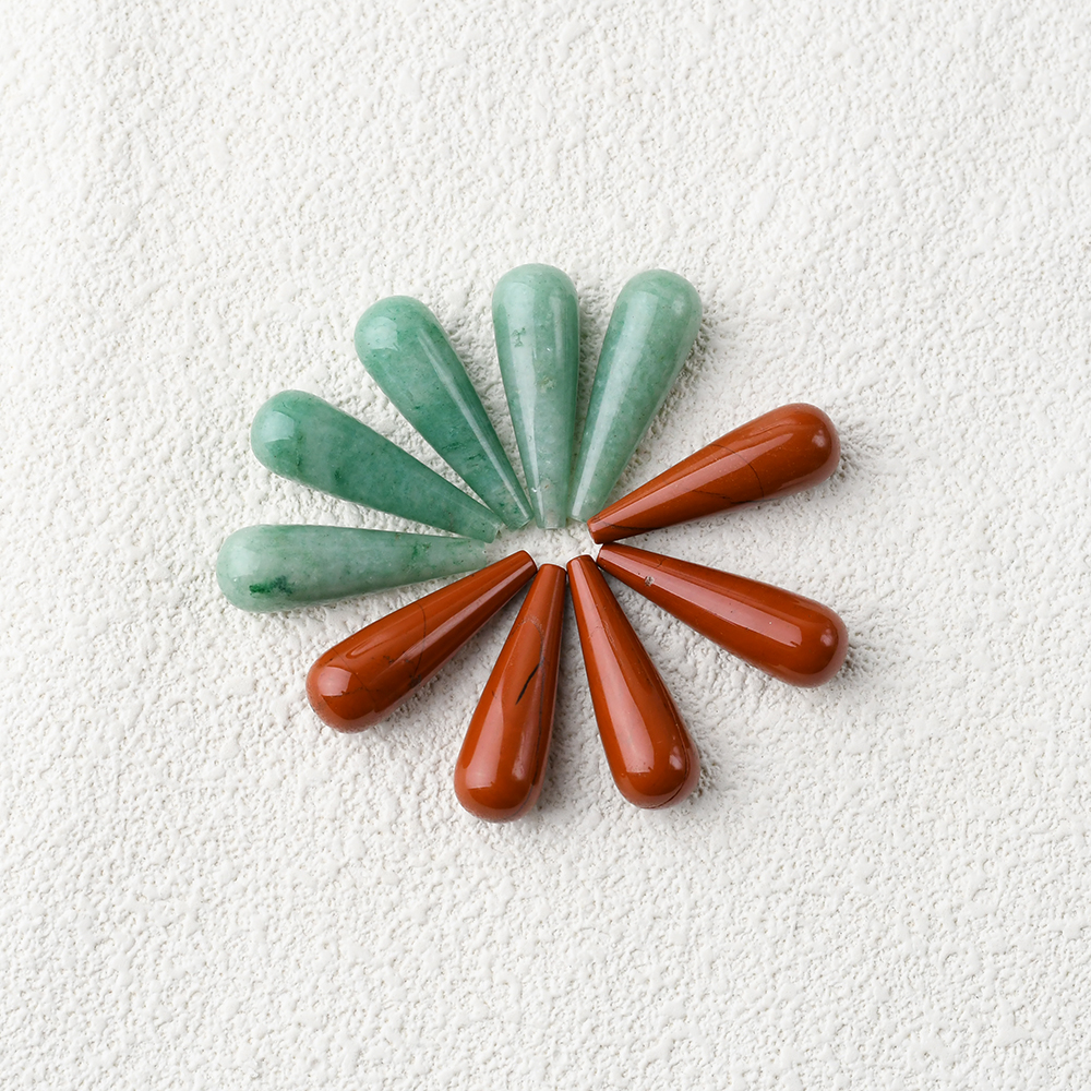 Admix Green Aventurine&Red Jasper Special shape Customizable - 이미지 5