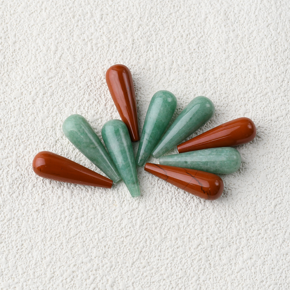 Admix Green Aventurine&Red Jasper Special shape Customizable - 이미지 2