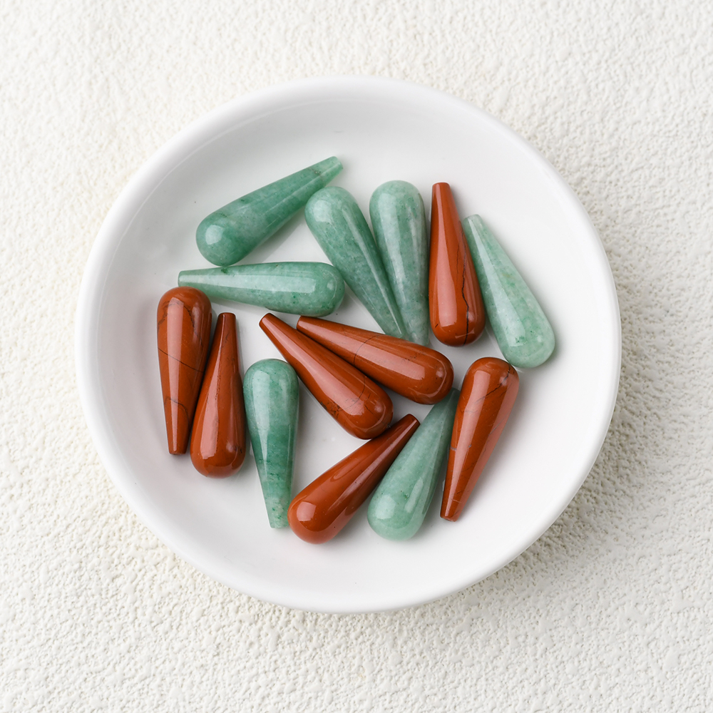 Admix Green Aventurine&Red Jasper Special shape Customizable - 이미지 6