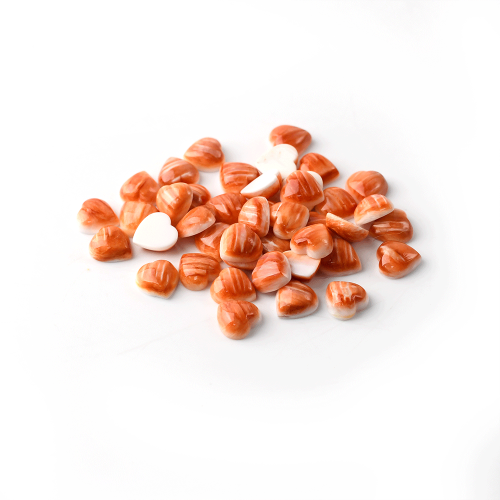 Natural Red Chrysanthemum Shell Cut Size Shape - 이미지 6