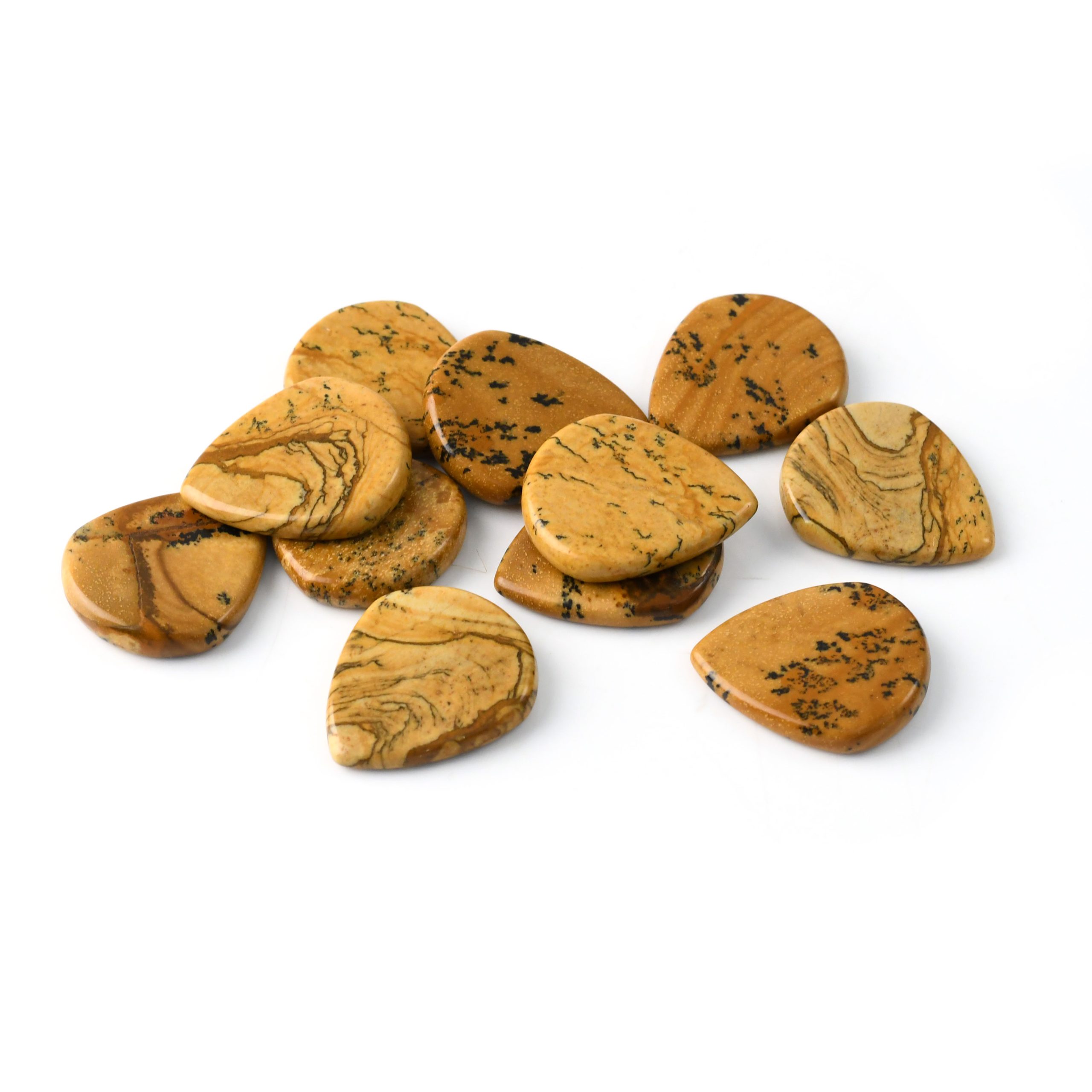 High Quality Picture Jasper Fat Water Drop Shaped - 이미지 6