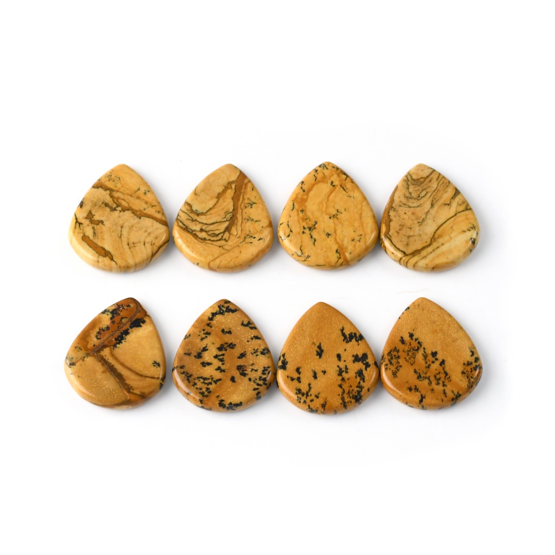 High Quality Picture Jasper Fat Water Drop Shaped - 이미지 7