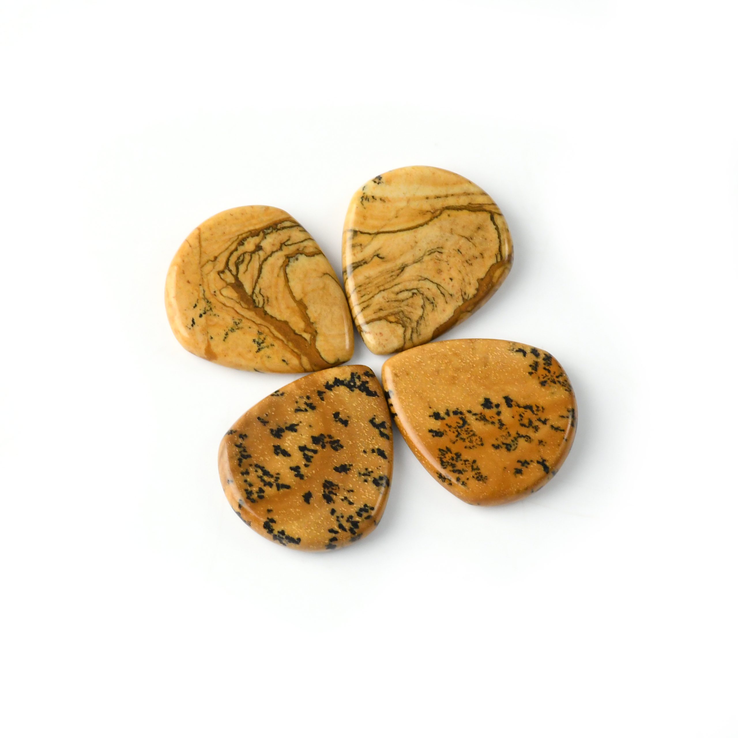 High Quality Picture Jasper Fat Water Drop Shaped - 이미지 2
