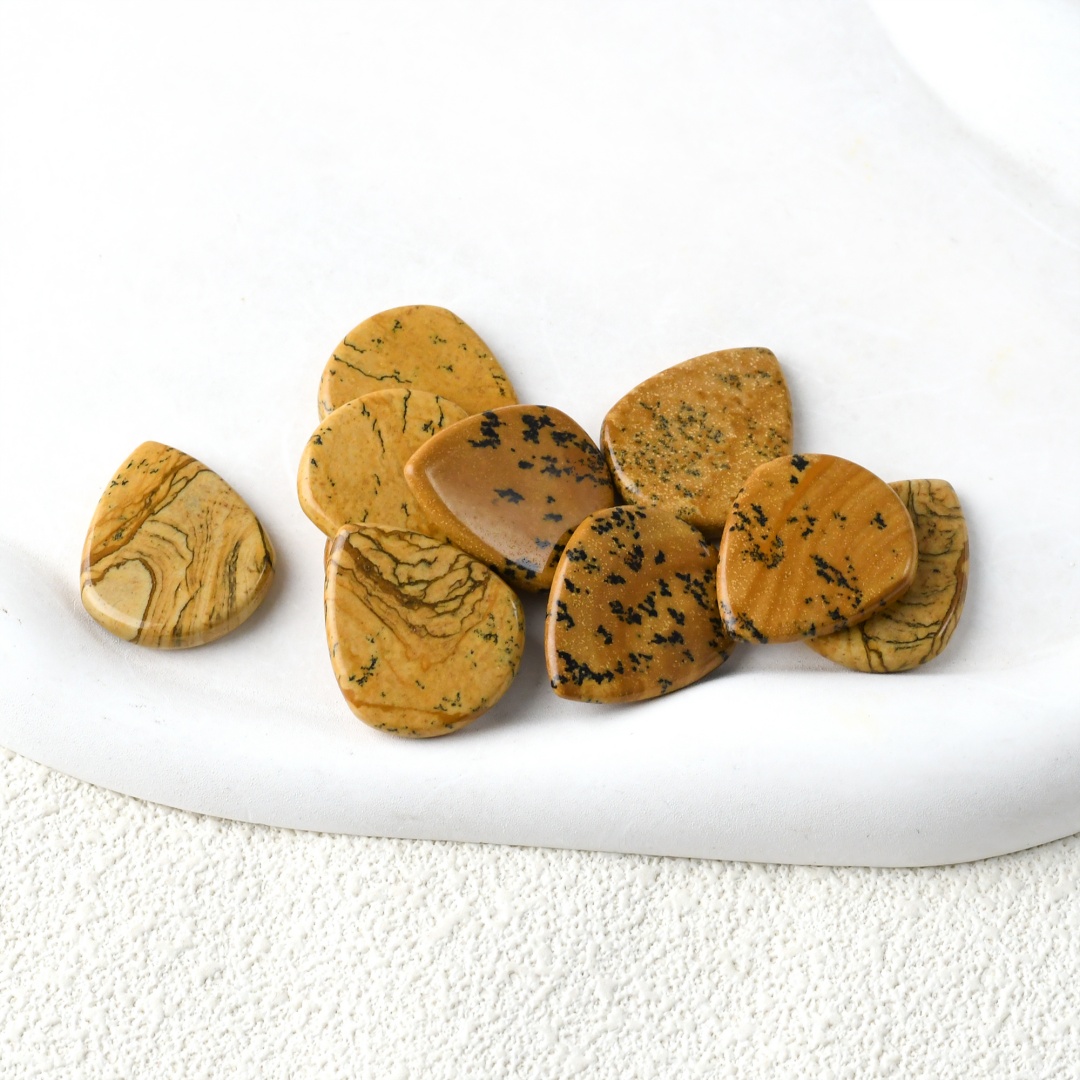 High Quality Picture Jasper Fat Water Drop Shaped - 이미지 4