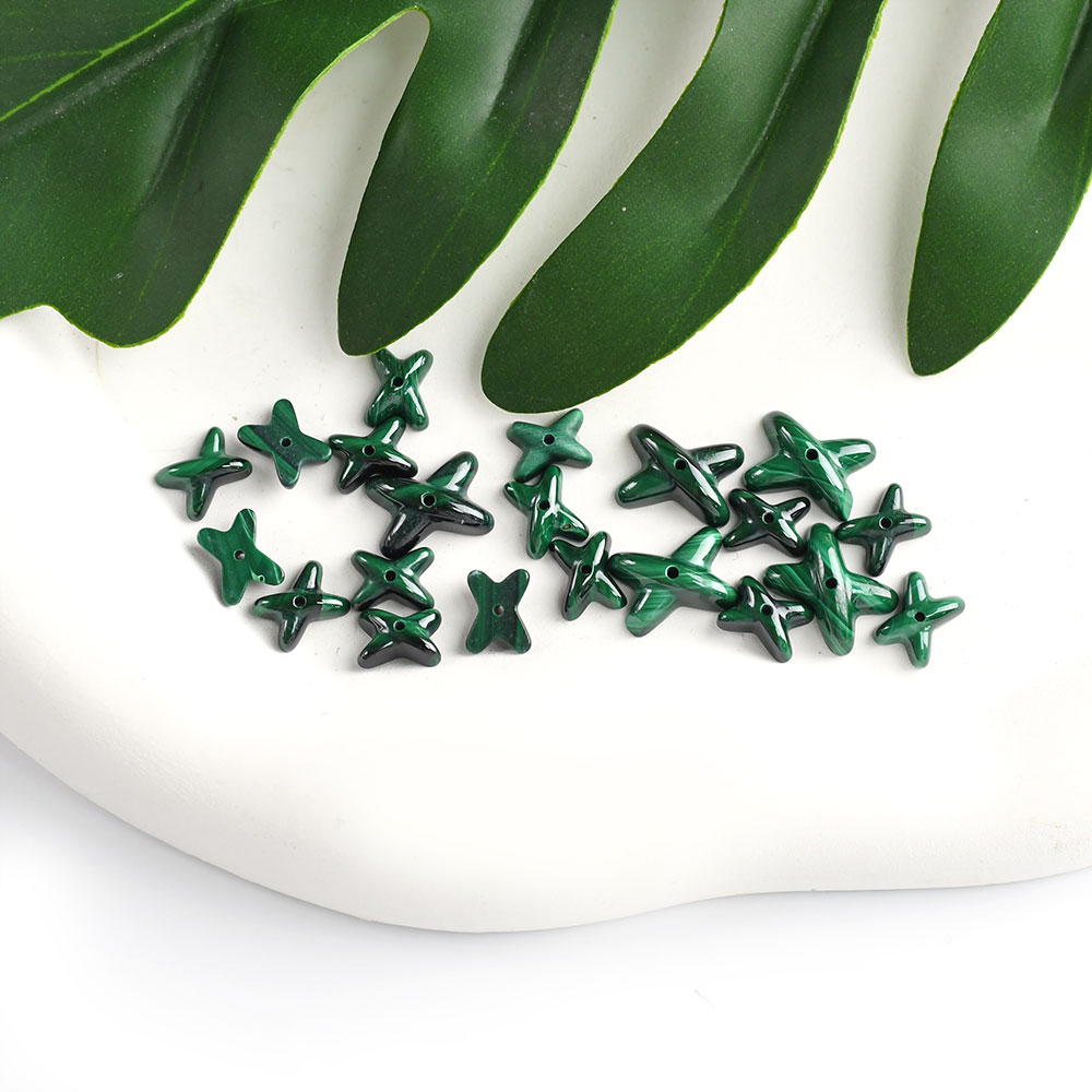 Malachite fancy shape Rare Shape For Rare jewellery - 이미지 3