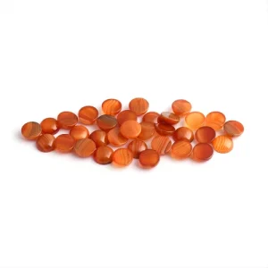 Wholesale Natural Striped Agate Round Cabochon Cutting