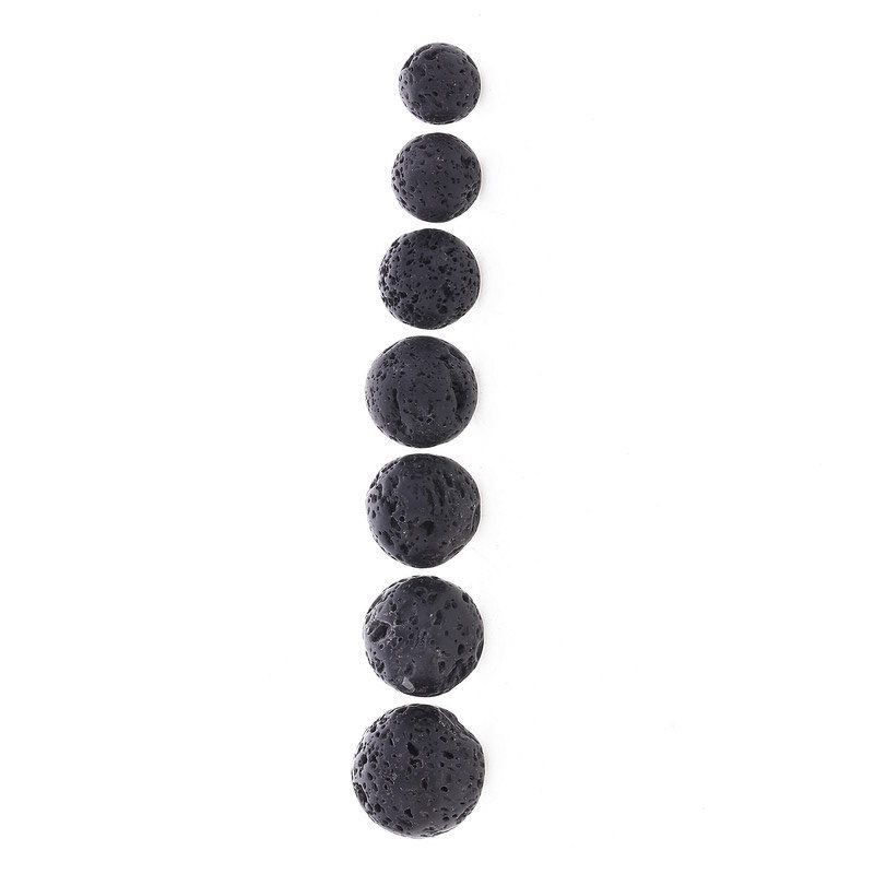 Wholesale Bulk Stone Lava Rock Round Loose Beads - 이미지 6