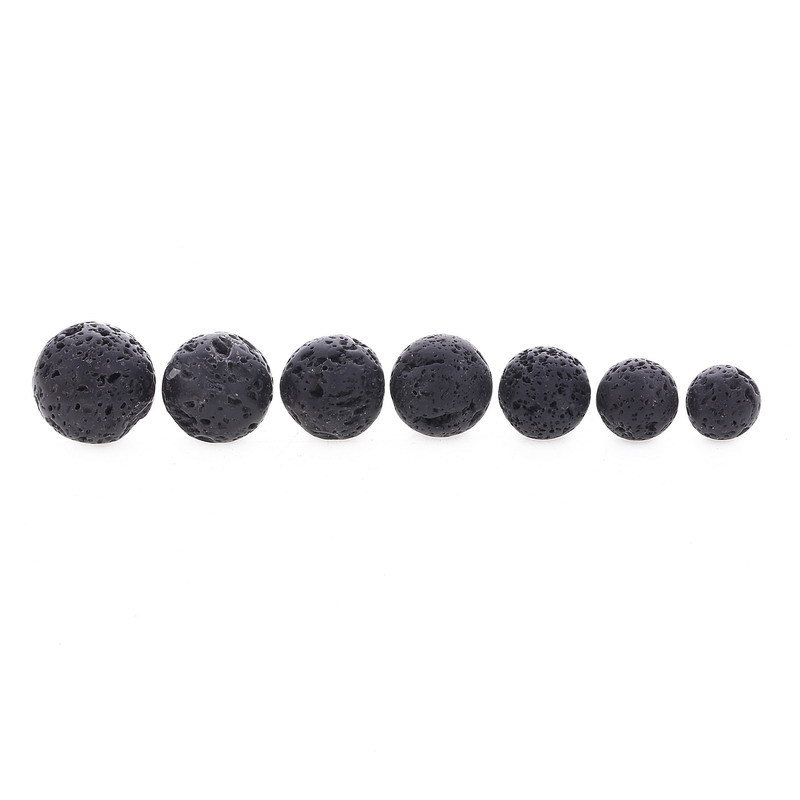 Wholesale Bulk Stone Lava Rock Round Loose Beads - 이미지 3