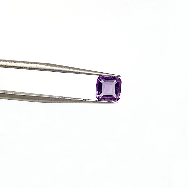 Natural Amethyst Square Small Octagonal Cut Amethyst - 이미지 3