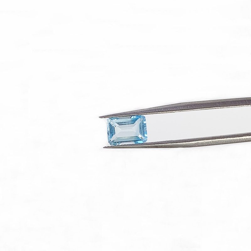 Small Octagon Cut Sky Blue Topaz Blue Gems - 이미지 2