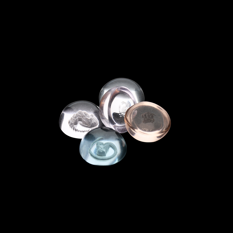 Round Shape Cabochon Glass Constellation pattern Engraving - 이미지 7