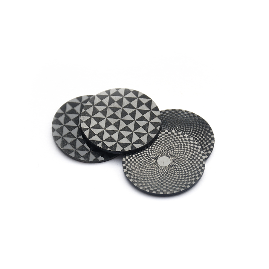 Black Onyx Surface Engraving Round Flat Back Cutting - 이미지 4