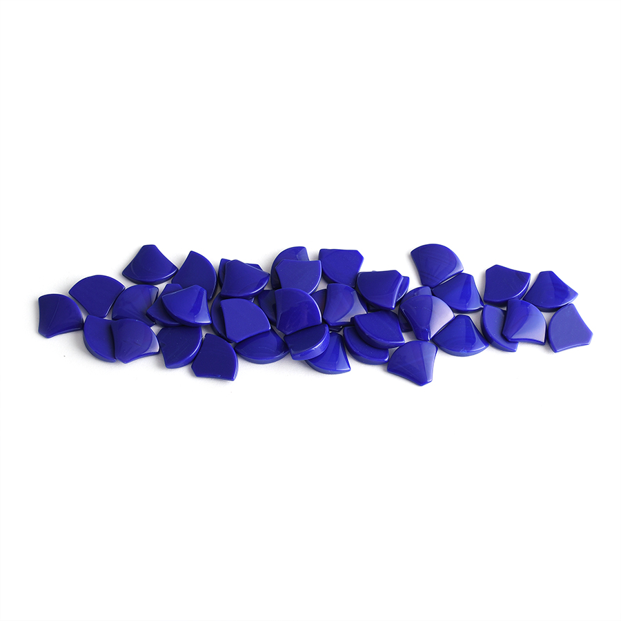 Lapis Lazuli fan-shaped Cabcochon Cut Loose Gemstone - 이미지 6