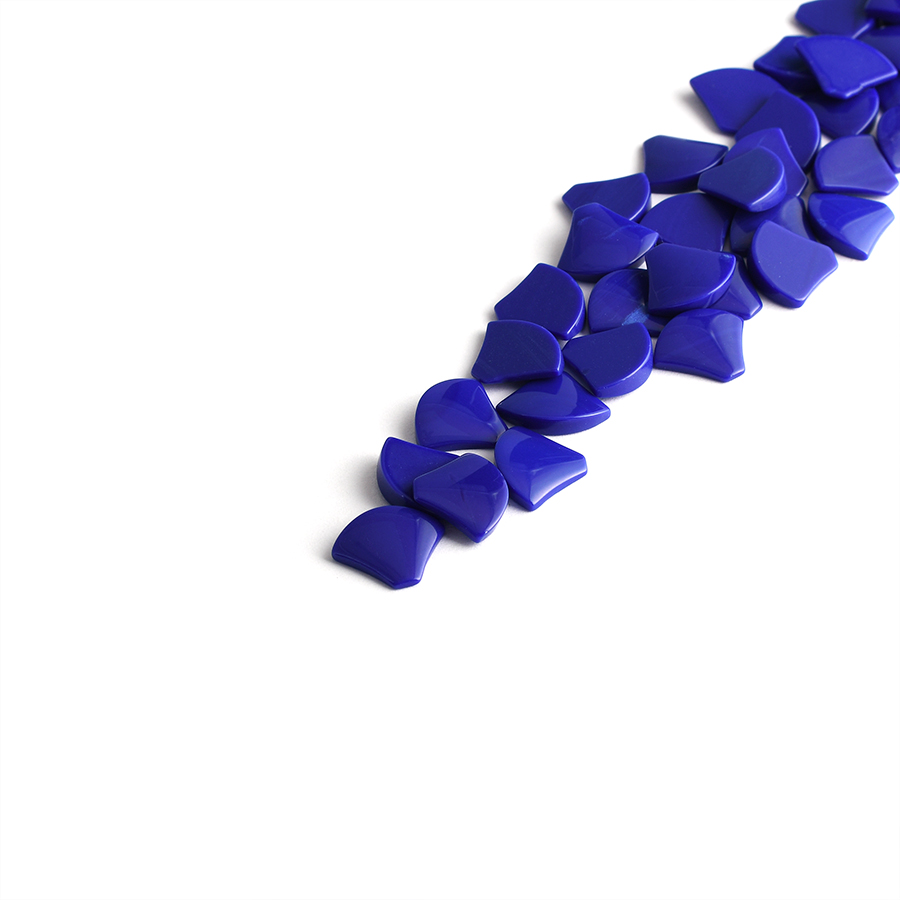 Lapis Lazuli fan-shaped Cabcochon Cut Loose Gemstone - 이미지 7