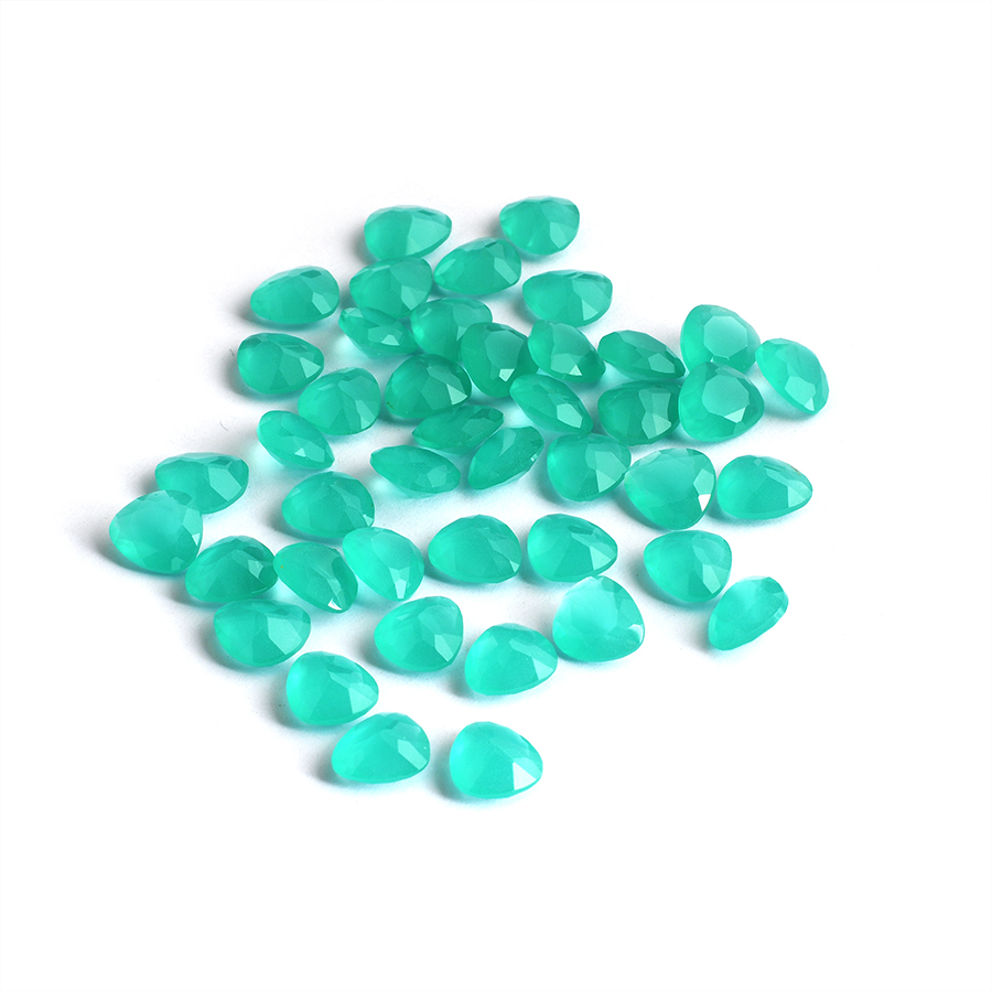 Light Blue Glass Special Shape Customization Cut - 이미지 6