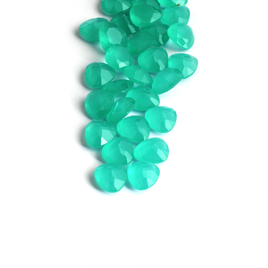 Light Blue Glass Special Shape Customization Cut - 이미지 2
