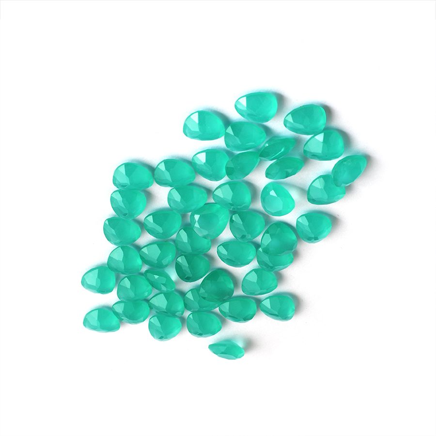Light Blue Glass Special Shape Customization Cut - 이미지 5
